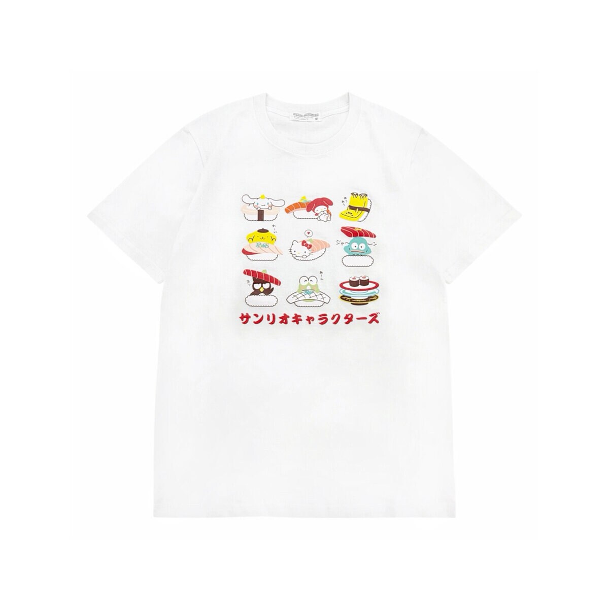 T-Shirt - Sanrio Characters Sushi White