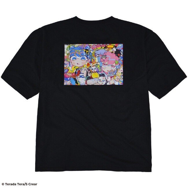 Oversize t-shirt Chroma, svart